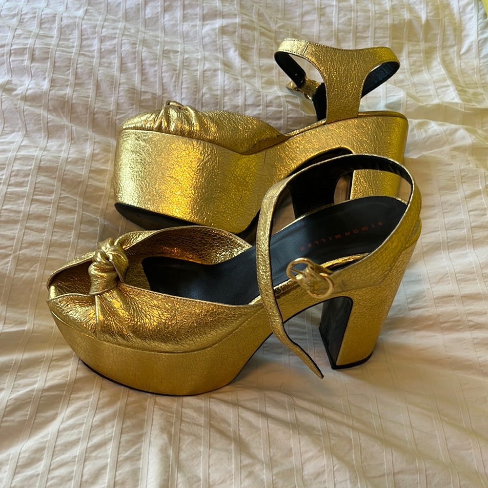 Gold Simon Miller Platforms